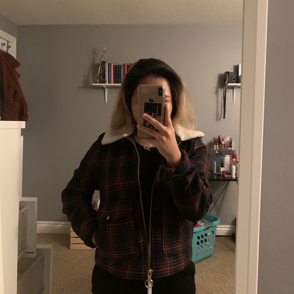 Flaid faux fur jacket - Picture 1 of 4